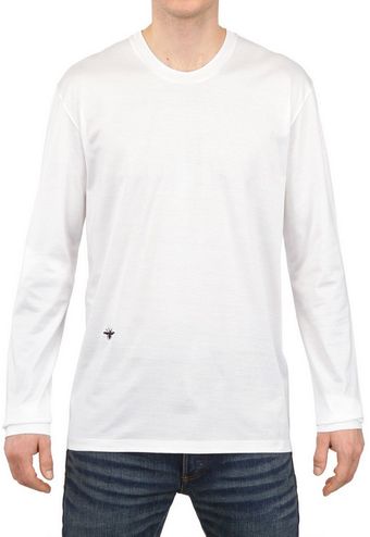 Dior Homme Bee Embroidered Jersey Tshirt - Lyst