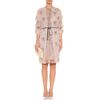 Dries Van Noten Ricci Silk Chiffon and Bead Embellished Coat in Pink (rose) - Lyst