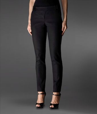 Emporio Armani Straight Leg Pant - Lyst