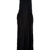 Ermanno Scervino Leaf Neckline Maxi Dress in Black - Lyst
