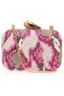 Kotur Morley Snakeskin Clutch - Lyst