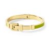 Michael Kors Buckle Bangle in Green (green/gold) - Lyst