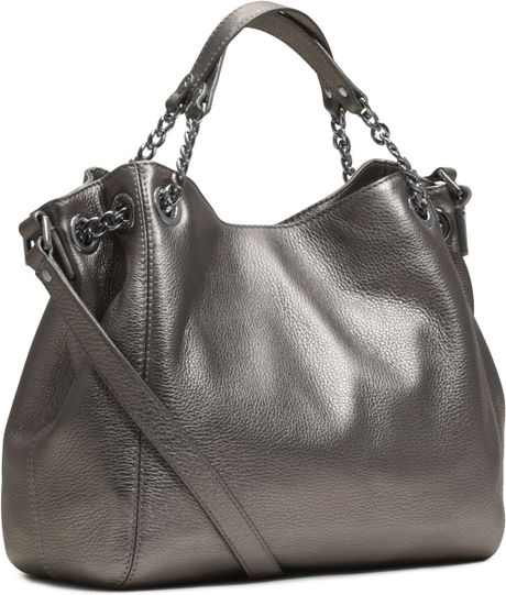 michael kors tote bag silver