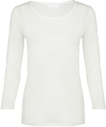 Nicole Farhi Diagonal Seam Tshirt - Lyst