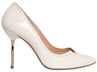 Pedro Garcia 100mm Patent Pointed Toe Pumps - Lyst