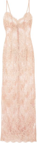 Rosamosario Principessa Intimacies Tulle and Lace Chemise - Lyst