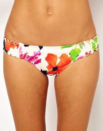 Seafolly Rio Shirred Side Hipster Bikini Pant - Lyst