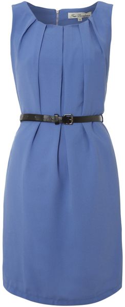 True Decadence Pleated Belt Dress - Lyst