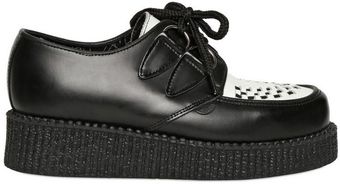 Underground 35mm Calf Creeper Wedges - Lyst