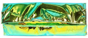Zilla Hologram Laminated Cotton Clutch - Lyst