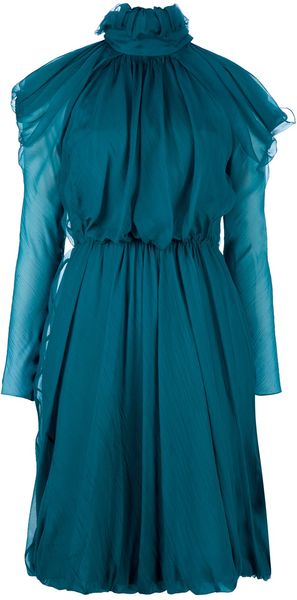 Alberta Ferretti Alberta Ferretti 380 Verde Smeraldo Cotton - Lyst