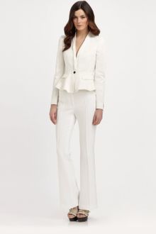 Burberry Peplum Jacket - Lyst