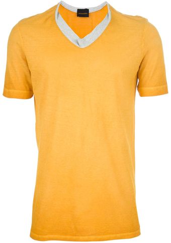 Diesel Black Gold V Neck Tshirt - Lyst