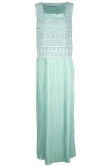 Ermanno Scervino Pleated Maxi Dress - Lyst
