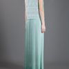 Ermanno Scervino Pleated Maxi Dress in Green - Lyst
