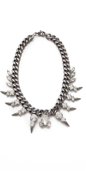 Fallon Jewelry Classique Micro Spike Choker - Lyst
