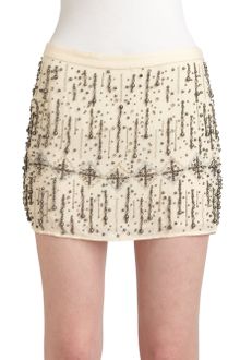 Gryphon Glitz Embellished Mini Skirt - Lyst
