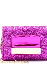 Jimmy Choo Caro Glitter Clutch
