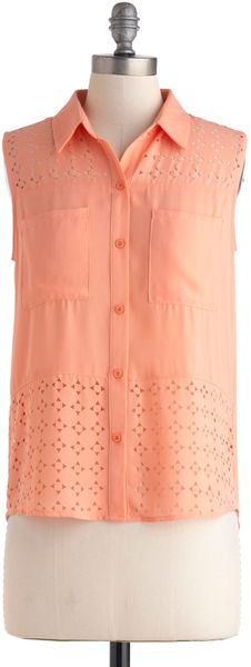 ModCloth Tri Your Luck Top - Lyst