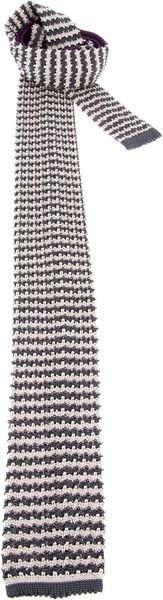 Paul Smith Knitted Stripe Tie - Lyst