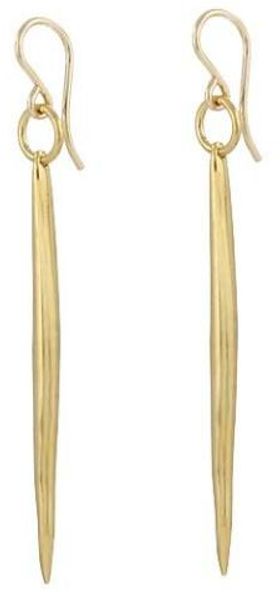 Peggy Li Sleek Quill Earrings - Lyst