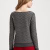 Rag & Bone Cordoba Wool and Cotton Sweater in Green (black) - Lyst
