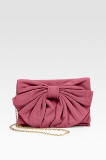 RED Valentino Bow Clutch - Lyst