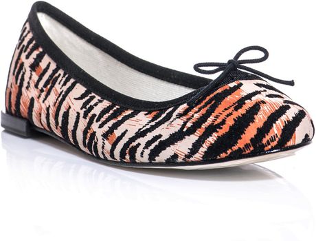 tiger print flats
