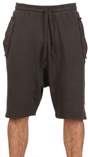 Silent By Damir Doma Washed Cotton Sweat Shorts - Lyst