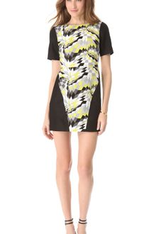 Tibi Isosceles Short Sleeve Dress - Lyst