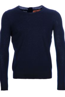 Tory Burch Back Fastening Sweater - Lyst