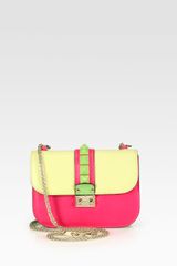 Valentino Colorblock Flap Shoulder Bag