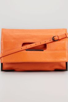 3.1 Phillip Lim Scout Cutouthandle Tote Bag Tangerine - Lyst