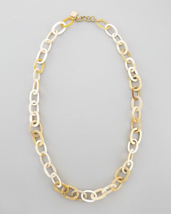 Ashley Pittman Light Horn Link Necklac - Lyst