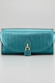 Burberry Metallic Padlock Clutch Bag - Lyst