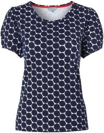 Dickins & Jones Ladies Spot Front Jersey Tshirt - Lyst