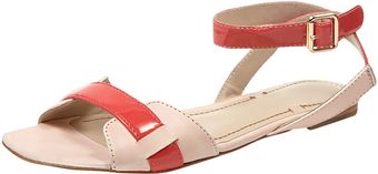 Elizabeth And James Twotone Anklewrap Sandals - Lyst