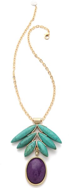 Gemma Redux Purple Jade Pendant Necklace - Lyst