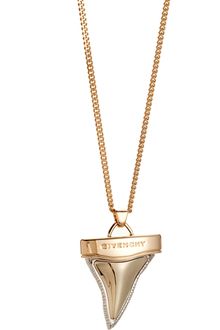 Givenchy Rose Gold Palladium Mini Shark Tooth Pendant Necklace - Lyst