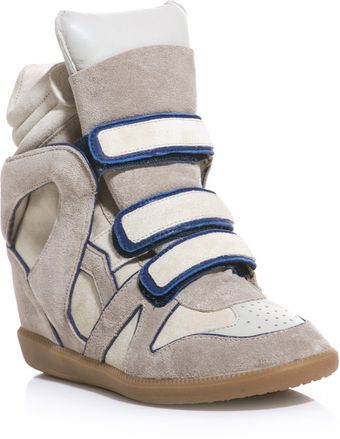 Isabel Marant Wila Wedge Sneakers - Lyst