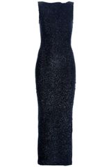 Jean Paul Gaultier Sparkly Fitted Sleeveless Dress