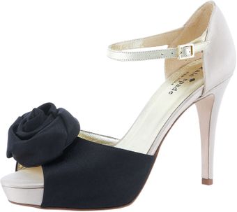 Kate Spade Gretchen Satin Flower Sandal - Lyst