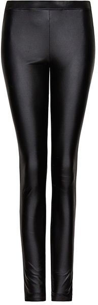 Mango Coated Leggings - Lyst