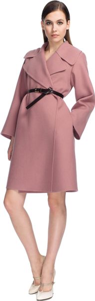 Marc Jacobs Rose Cashmere Wrap Coat - Lyst