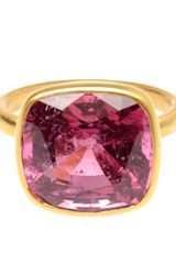 Marie-hélène De Taillac Large Spinel and 18k Gold Ring