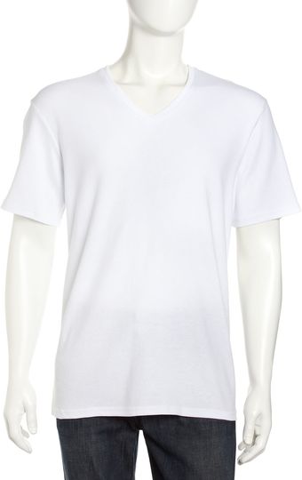 Michael Kors V Neck Tee - Lyst
