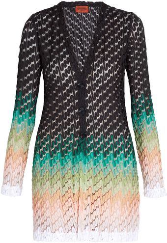 Missoni Long Cardigan - Lyst