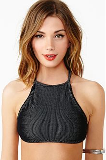 Nasty Gal Coral Bikini Top - Lyst