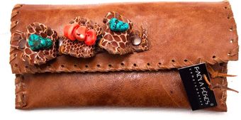 Paola Peres Complementos Rings Clutch in Oak Leather - Lyst