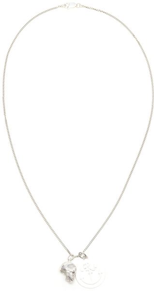 Raf Simons Anchor and Skull Pendant - Lyst